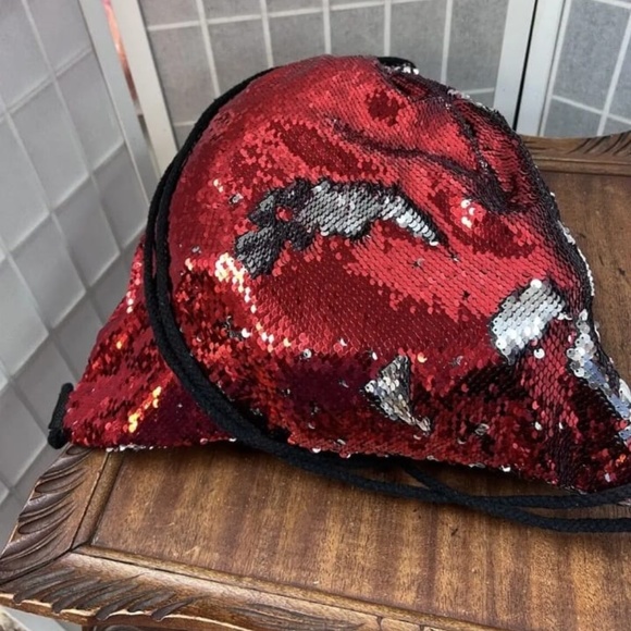 Lucky 7 , women, Made in USA, Bag Red Sequins For Party Nice Style .! - Picture 4 of 9